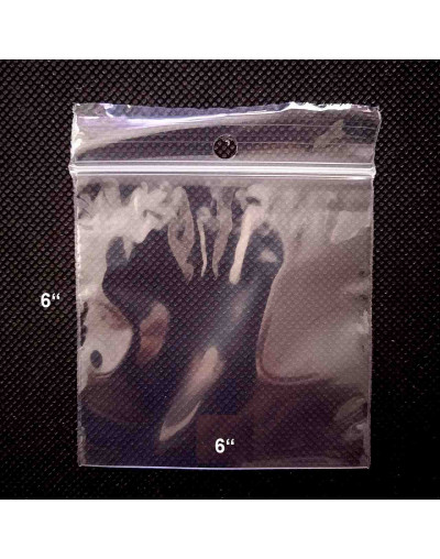 Bolsa Zip. 6x6 pulgadas. Con perforación de 5 milímetros. 50 unidades. Bolsa Zip. 6x6 pulgadas. Con perforación de 5 milímetros. 50 unidades.