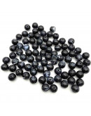 Imitación: Onix. Esfera. 8 milímetros diámetro. 1,5 mm perforación. 50 unidades aproximado.