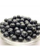 Imitación: Onix. Esfera. 8 milímetros diámetro. 1,5 mm perforación. 50 unidades aproximado.