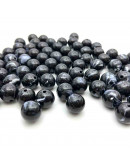 Imitación: Onix. Esfera. 8 milímetros diámetro. 1,5 mm perforación. 50 unidades aproximado.