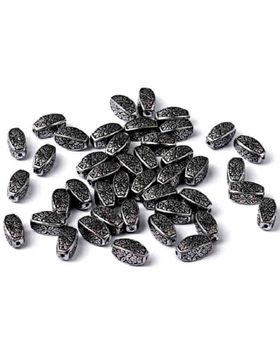 Estilo antiguo (7). Barril. 13x7x7 milímetros. 1,50 mm perforación. 50 unidades aproximado.