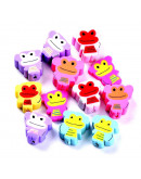 Monitos. Varios colores. De 9 a 11 milímetros. 1,5 mm perforación. 10 unidades. Monitos. Varios colores. De 9 a 11 milímetros. 1,5 mm perforación. 10 unidades.