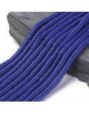 Discos. Color azul. 4 milímetros diámetro. 1 mm grosor. 1 mm perforación. 380~400 uds hilo.