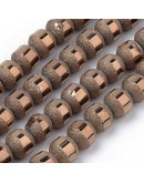 Opaco y brillante. Cobre y plateado. 4,5 milímetros. 1 mm perforación. 100 unidades (aprox).