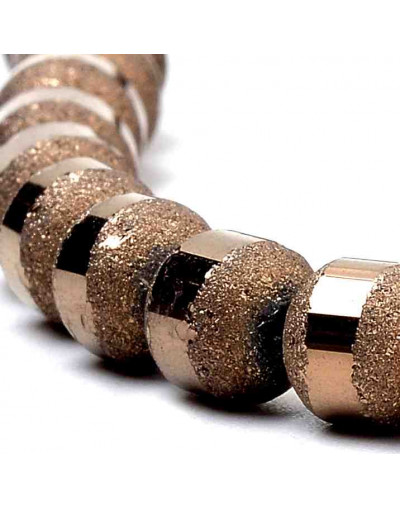 Opaco y brillante. Cobre y plateado. 4,5 milímetros. 1 mm perforación. 100 unidades (aprox).