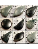 Jade Guatemala. Piedra Ranurada. Dije grande.