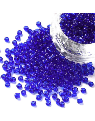 Cristal Brillante. BLUE. 3 milímetros. 1 mm perforación. 40 gramos