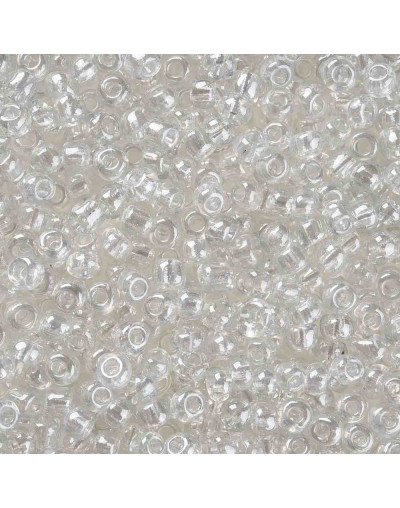 Cristal Lustrado. CLEAR. 3 milímetros. 1 mm perforación 40 gramos