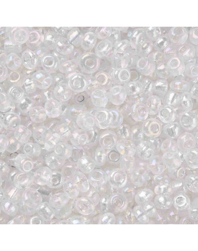 Cristal Arcoiris. CLEAR. 3 milímetros. 1 mm perforación 40 gramos
