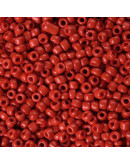 Color Sólido. CRIMSON. 3 milímetros.1 mm perforación. 40 gramos