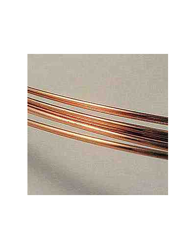 Cobre. Corte redondo. Calibre 18 (1.20 mm). Temple suave.