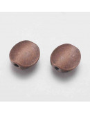 Monedas. Cobre. Color cobre antiguo.10x10x4 mm 1 mm perforación 10 unidades Monedas. Cobre. Color cobre antiguo.10x10x4 mm 1 mm perforación 10 unidades