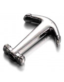 Anclas. Aleación de cobre. Color gun metal. 17x14x3 mm. 1.5 mm perforación. 3 unidades.