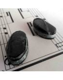 Jade Guatemala. Piedra Ranurada. Par para aretes.