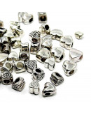 European Beads. Corazón. Aleación cobre. Color bronce antiguo 10~11x8~11 mm. 10 uds.