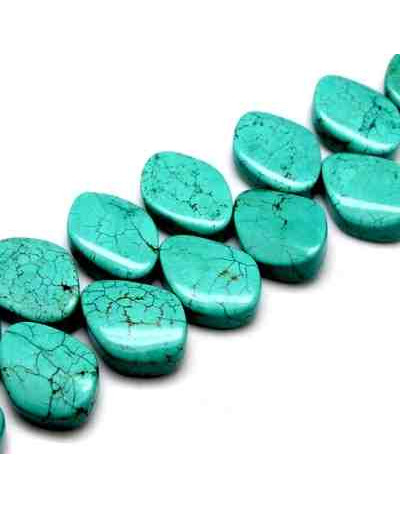 Howlite teñido 30x22x9 milímetros 1 Unidad