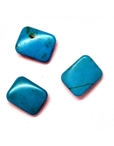 Howlite teñido 25x20 milímetros 2 Unidades