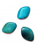 Howlite teñido 28x20 milímetros 3 Unidades Howlite teñido 28x20 milímetros 3 Unidades