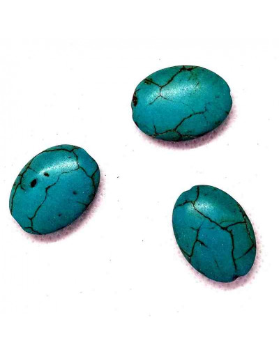 Howlite teñido 25x18 milímetros 3 Unidades