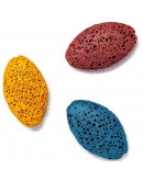 Lava 30x18 milímetros Color: amarillo, rojo vino y celeste 2 unidades Lava 30x18 milímetros Color: amarillo, rojo vino y celeste 2 unidades