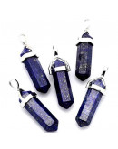 Lapislazuli. con engarce de aleación de cobre. 35 milímetros. 3x5 mm engarce. 1 unidad Lapislazuli. con engarce de aleación de cobre. 35 milímetros. 3x5 mm engarce. 1 unidad