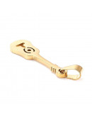 Música: Guitarra. Acero inoxidable. Color dorado. 22x7x1,2 milímetros. 3x5 mm cierre. 1 unidad. Música: Guitarra. Acero inoxidable. Color dorado. 22x7x1,2 milímetros. 3x5 mm cierre. 1 unidad.