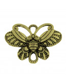 Mariposa. Aleación de cobre. color bronce. 37x30 milímetros. 1 unidad Mariposa. Aleación de cobre. color bronce. 37x30 milímetros. 1 unidad