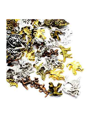 Perros. Aleación de cobre. De 14 a 27 milímetros. 5 unidades