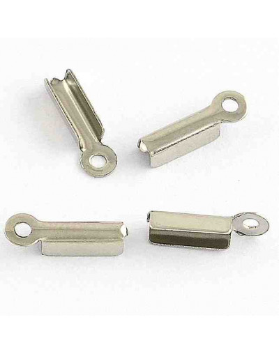 Terminales Acero 11x3x2.5 mm 1 mm agujero 20 unidades