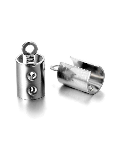 Terminales Acero 11x5,5 mm 1.5 mm agujero 20 unidades