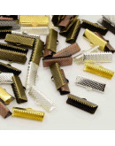 Terminales Colores mixtos: plateado, dorado, cobre y bronce 25X8X5 milímetros 30 unidades