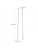 Pin con cabeza. Aleación de cobre. Color plateado. 5 centímetros largo. 0,7 mm grosor. 50 uds aprox. Pin con cabeza. Aleación de cobre. Color plateado. 5 centímetros largo. 0,7 mm grosor. 50 uds aprox.