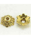 Caps Color oro antiguo 8 mm diámetro Para esfera de 8 mm 40 unidades Caps Color oro antiguo 8 mm diámetro Para esfera de 8 mm 40 unidades