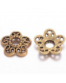 Caps Color oro antiguo 12 mm diámetro Para esfera de 12 a 14 mm 20 unidades Caps Color oro antiguo 12 mm diámetro Para esfera de 12 a 14 mm 20 unidades