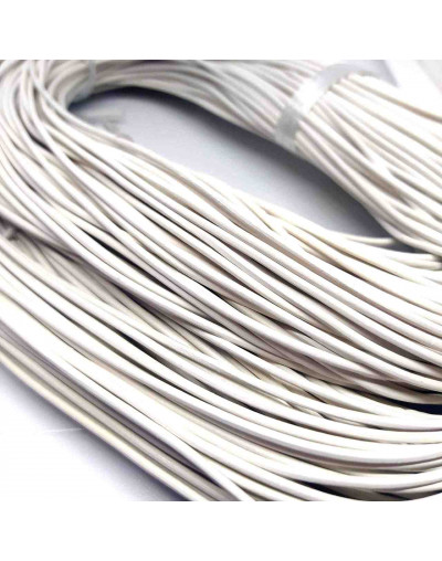 Cuero natural Blanco 2 milímetros grosor 2 metros