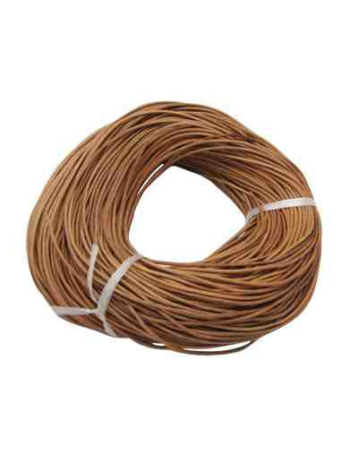 Cuero natural. Color Perú. 3 milímetros grosor. 2 metros.