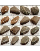 Madera Fósil México. Piedra Ranurada. Dije grande.