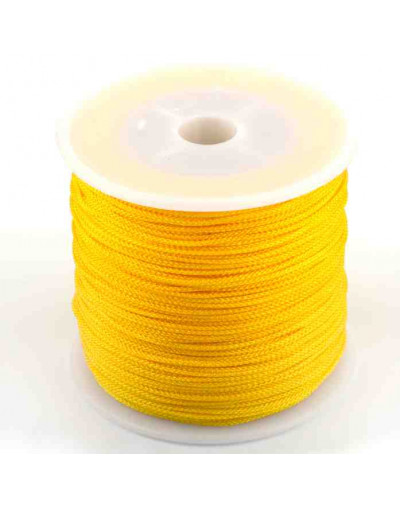 Cordón de nylon. 1 milímetro grosor. Color YELLOW. 80 metros. 1 cono. Cordón de nylon. 1 milímetro grosor. Color YELLOW. 80 metros. 1 cono.