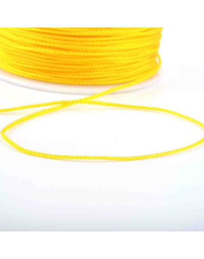 Cordón de nylon. 1 milímetro grosor. Color YELLOW. 80 metros. 1 cono. Cordón de nylon. 1 milímetro grosor. Color YELLOW. 80 metros. 1 cono.