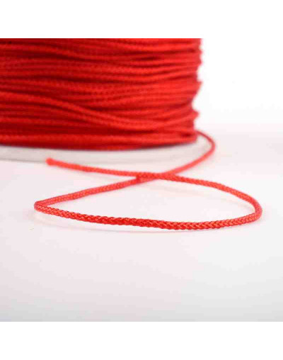 Cordón de nylon. 1 milímetro grosor. Color RED. 80 metros. 1 cono. Cordón de nylon. 1 milímetro grosor. Color RED. 80 metros. 1 cono.