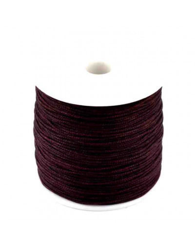 Cordón de nylon. 1 milímetro grosor. Color BROWN. 80 metros. 1 cono. Cordón de nylon. 1 milímetro grosor. Color BROWN. 80 metros. 1 cono.