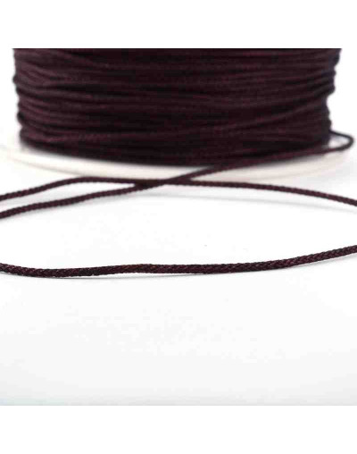 Cordón de nylon. 1 milímetro grosor. Color BROWN. 80 metros. 1 cono. Cordón de nylon. 1 milímetro grosor. Color BROWN. 80 metros. 1 cono.