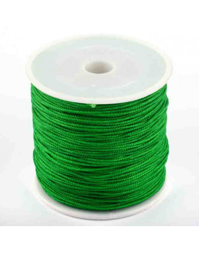 Cordón de nylon. 1 milímetro grosor. Color GREEN. 80 metros. 1 cono. Cordón de nylon. 1 milímetro grosor. Color GREEN. 80 metros. 1 cono.