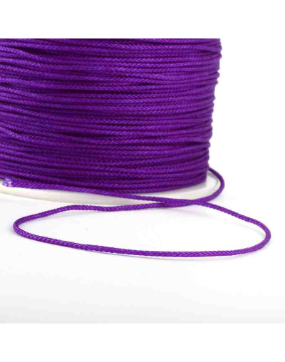 Cordón de nylon. 1 milímetro grosor. Color PURPLE. 80 metros. 1 cono. Cordón de nylon. 1 milímetro grosor. Color PURPLE. 80 metros. 1 cono.