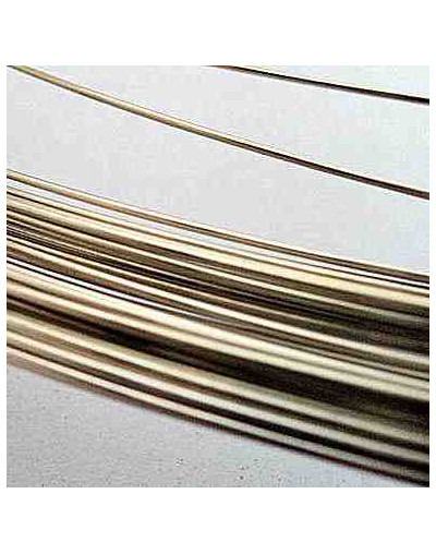 Alpaca, Corte redondo. Calibre 20 (0,90 mm) Temple 1/4 dureza