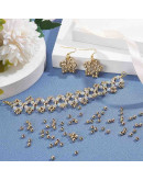 Esfera. Aleación de cobre. Color dorado. 4 mm diámetro. 1,5 mm perforación. 100 unidades aprox.