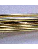 Latón. Corte redondo. Calibre 18 (1.20 mm). Temple Suave.