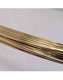 Latón. Corte redondo. Calibre 20 (0.90 mm). Temple 1/4 dureza.