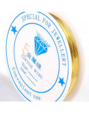 Latón. Corte redondo. Calibre 24 (0,51 mm). 9,5 metros. Temple Suave.