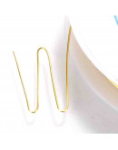 Latón. Corte redondo. Calibre 24 (0,51 mm). 9,5 metros. Temple Suave.